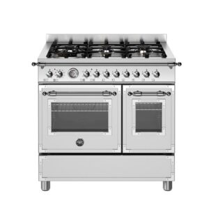 BERTAZZONI Heritage 90 cm 6-brännare, elektrisk dubbelugn (art. nr. HER96L2EXT) - Bild 1