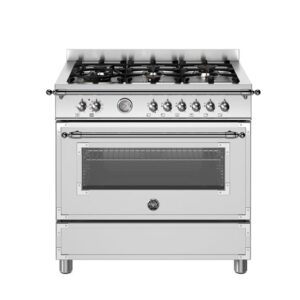 BERTAZZONI Heritage 90 cm 6-brännare, elektrisk ugn ( art. nr.HER96L1EXT) - Bild 1