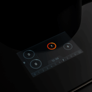BERTAZZONI Moderna serier, 90 cm induktionshäll med metallram, 5 induktionszoner, TFT-display( art. nr. P905I1M37XT) - Bild 3