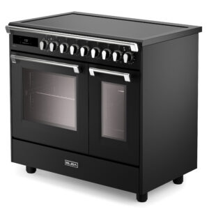 ELBA-ITALIA 90CM DUBBELUGN INDUKTIONSSPIS. MATT SVART. SERIE: BASSANO (ART. NR. EBS 965T IMAA) - Bild 5