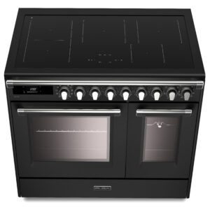 ELBA-ITALIA 90CM DUBBELUGN INDUKTIONSSPIS. MATT SVART. SERIE: BASSANO (ART. NR. EBS 965T IMAA) - Bild 8