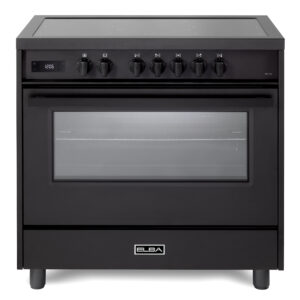 ELBA-ITALIA 90CM STOR UGN INDUKTIONSSPIS. ANTRACIT. SERIE: BASSANO (ART. NR. EBS 965 IMLAA) - Bild 1