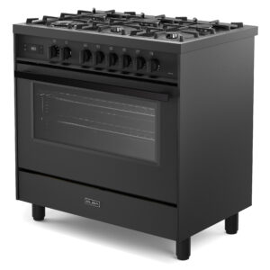 ELBA-ITALIA 90CM STOR UGN GASSSPIS. ANTRACIT. SERIE: EXCELLENCE (ART. NR. EX 966 MLAA) - Bild 5