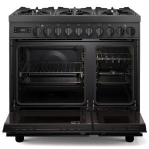 ELBA-ITALIA 90CM DUBBELUGN GASSPIS MED ELUGNAR. ANTRACIT. SERIE: EXCELLENCE (ART. NR. EX 966T MAA) - Bild 3