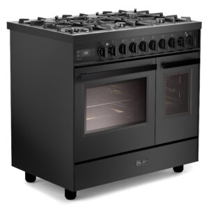 ELBA-ITALIA 90CM DUBBELUGN GASSPIS MED ELUGNAR. ANTRACIT. SERIE: EXCELLENCE (ART. NR. EX 966T MAA) - Bild 4