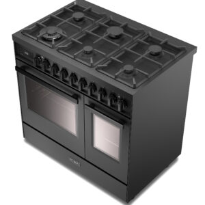 ELBA-ITALIA 90CM DUBBELUGN GASSPIS MED ELUGNAR. ANTRACIT. SERIE: EXCELLENCE (ART. NR. EX 966T MAA) - Bild 7